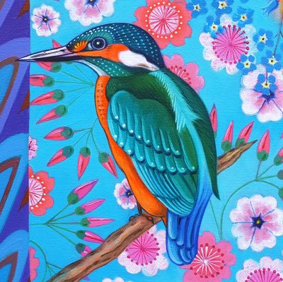 Kingfisher, 2016, av Jane Tattersfield