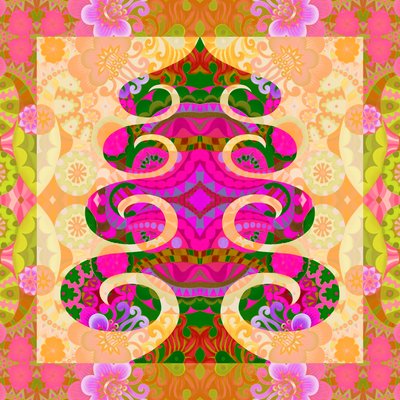 Tre i rosa, 2020 av Jane Tattersfield