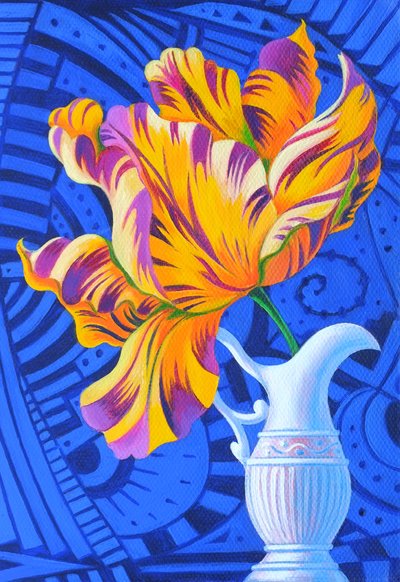 Tulipan, 2014, av Jane Tattersfield