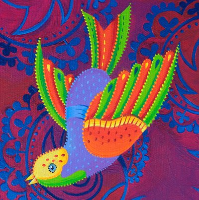 Gulhodet fugl, 2019 av Jane Tattersfield