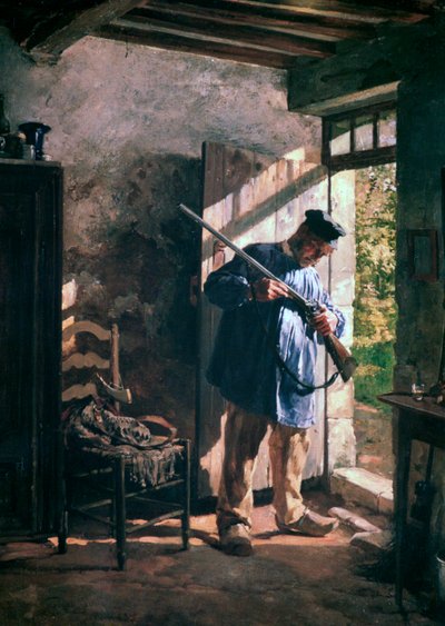 Før jakten, 1883 av Janez Šubic