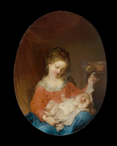 Jomfru og barn av Januarius Zick