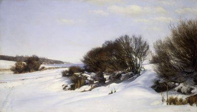 Vinter nær havet, 1888 av Janus La Cour