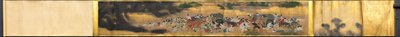 Folk som flykter fra en brann av Japan, Edo period