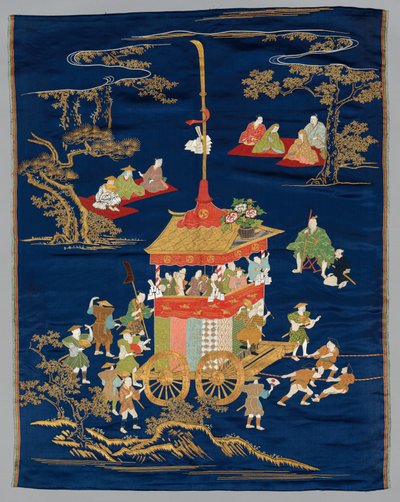 Brodert Fukusa av Japan, late 19th early 20th century