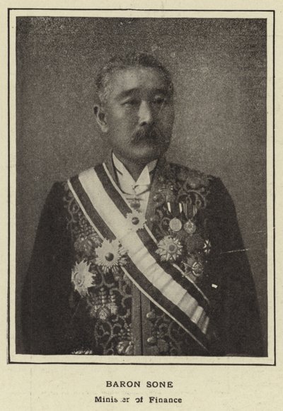 Baron Sone, finansminister av Japanese Photographer