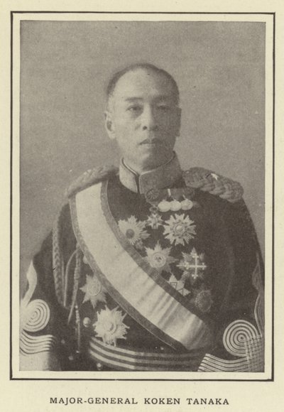 Major-General Koken Tanaka av Japanese Photographer