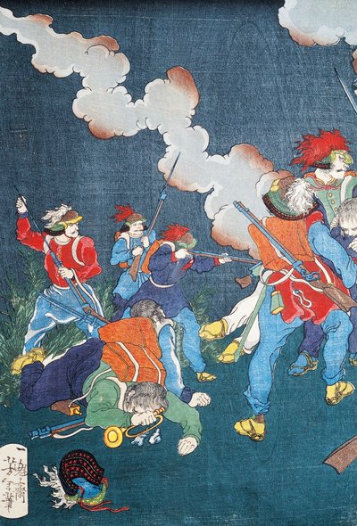 Kampscene, sewamono (hjemmelek) av Japanese School