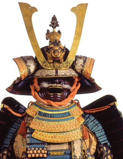 Seremoniell rustning for en samurai, Edo-perioden (blandet media) av Japanese School