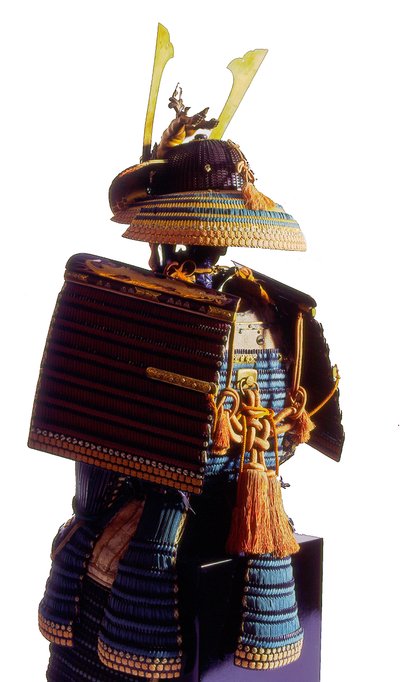 Seremoniell rustning for en samurai, Edo-perioden (blandet media) av Japanese School