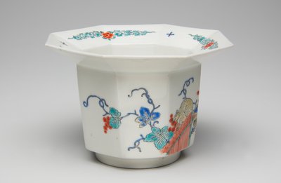 Kopper, sent på 1600-tallet – tidlig på 1700-tallet (Kakiemon, porselen med overglasur emalje) av Japanese School