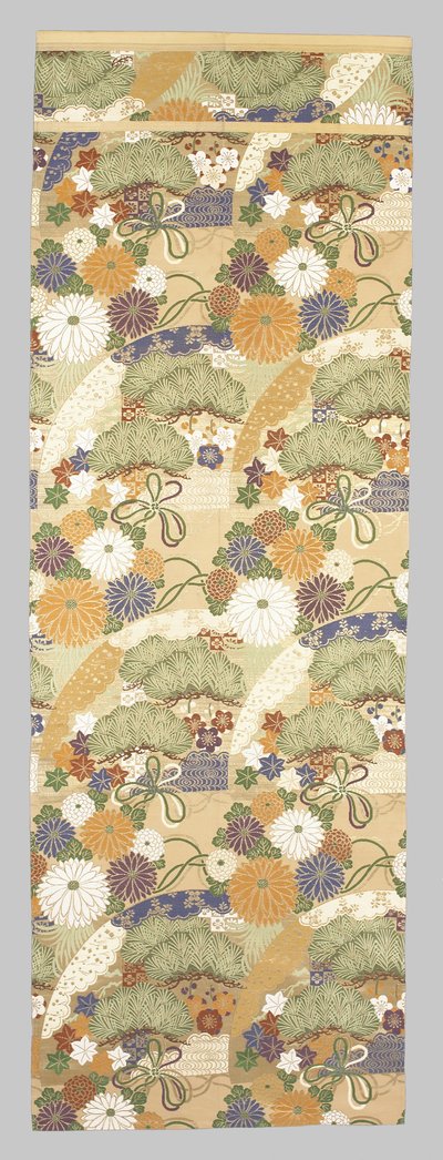 Obi Fragment av Japanese School