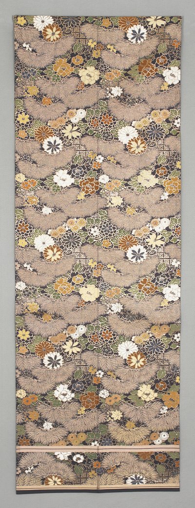 Obi Fragment av Japanese School