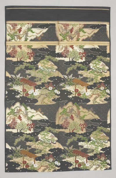 Obi Fragment av Japanese School