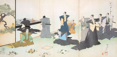 Mattilbud, 1800-tallet. av Japanese School