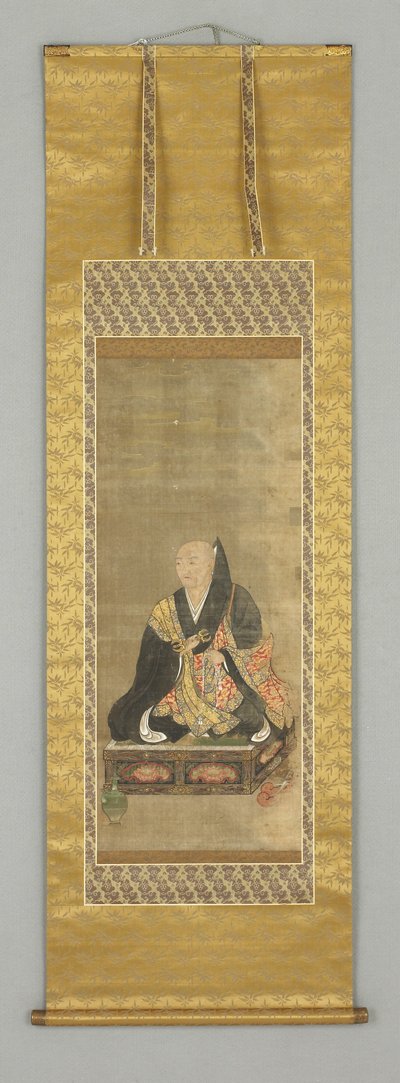 Portrett av en munk av Japanese School