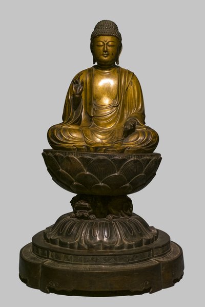 Shakyamuni etter hans perfekte oppvåkning av Japanese School