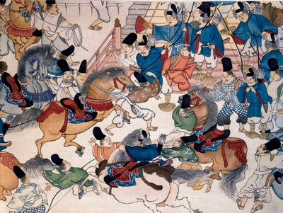 Hesteshowet, Kamp foran et palass av Japanese School
