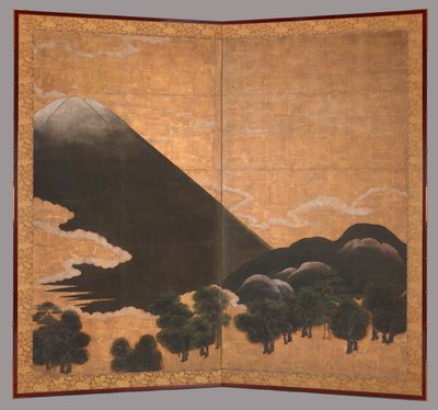 Utsikt over Fuji-fjellet av Japanese School