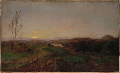 Tidlig kveldslandskap av Jasper Francis Cropsey