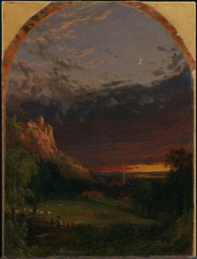 Kveld av Jasper Francis Cropsey