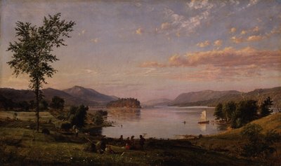 Greenwood Lake, New Jersey, 1866 av Jasper Francis Cropsey