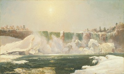 Niagara Falls om vinteren av Jasper Francis Cropsey