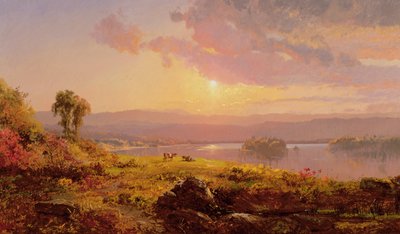 Susquehanna-elven, 1876 av Jasper Francis Cropsey