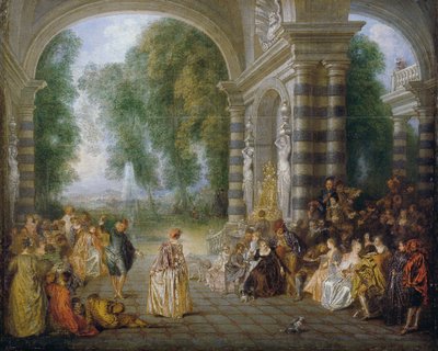 Ballens gleder av Jean-Antoine Watteau