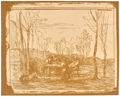 Lunsj i lysningen av Jean-Baptiste-Camille Corot