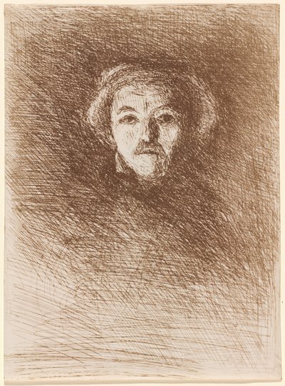 Selvportrett (Corot av ham selv) av Jean-Baptiste-Camille Corot