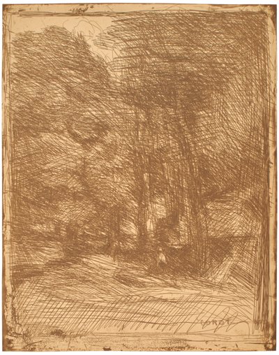 Minne om Bas-Bréau av Jean-Baptiste-Camille Corot