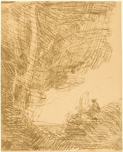Poeten og hans muse av Jean-Baptiste-Camille Corot