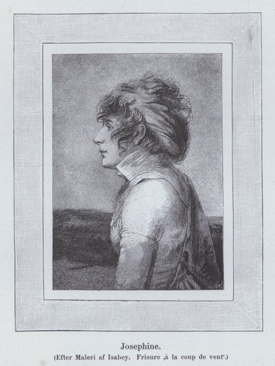 Josephine Beauharnais, første kone til Napoleon I av Jean Baptiste (after) Isabey