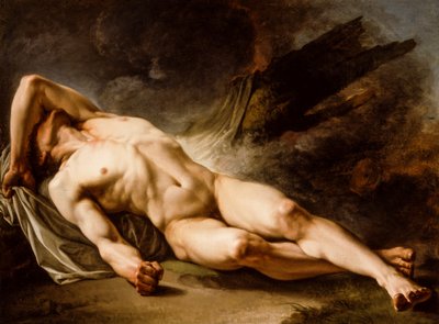 Der schlafende Hector von Jean-Baptiste Deshays