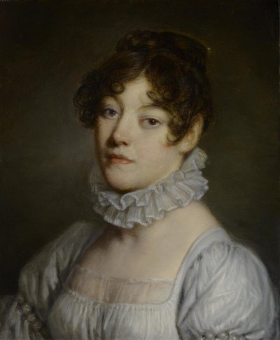 Portrett av en ung kvinne av Jean-Baptiste Greuze