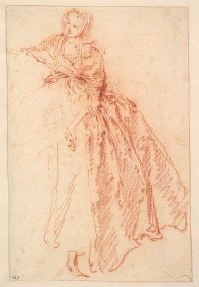 Studie für "M. de Pourceaugnac" av Jean-Baptiste Joseph Pater