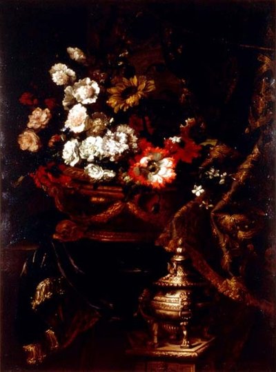 Stilleben av blomster av Jean Baptiste Monnoyer