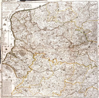 Frankreich (Region: Nord-Pas-de-Calais, Obernormandie, Picardie) Belgien (Region: Flandern) von Jean-Baptiste Nolin