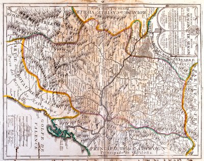 La Rioja, Navarra, Aragonien, Katalonien, Valencianische Gemeinschaft, Kastilien-La Mancha, Madrid, Kastilien und León, Spanien von Jean-Baptiste Nolin