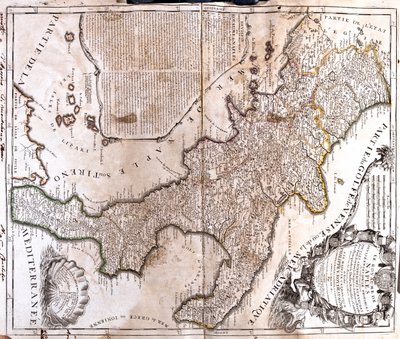 Latium, Abruzzen, Molise, Apulien, Basilikata, Kalabrien, Kampanien, Italien von Jean-Baptiste Nolin