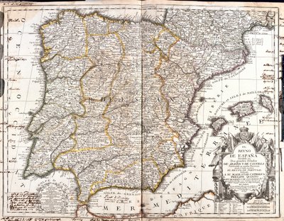 Spanien, Portugal von Jean-Baptiste Nolin