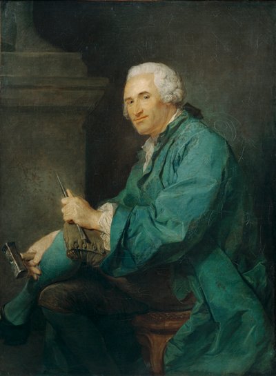 Lambert-Sigisbert Adam der Ältere, Bildhauer von Jean-Baptiste Perronneau