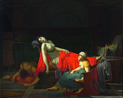 Kleopatras død av Jean-Baptiste Regnault