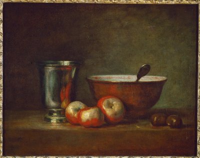 Der silberne Becher von Jean-Baptiste Simeon Chardin