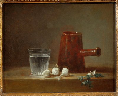 Gryte (maleri på lerret) av Jean-Baptiste Simeon Chardin