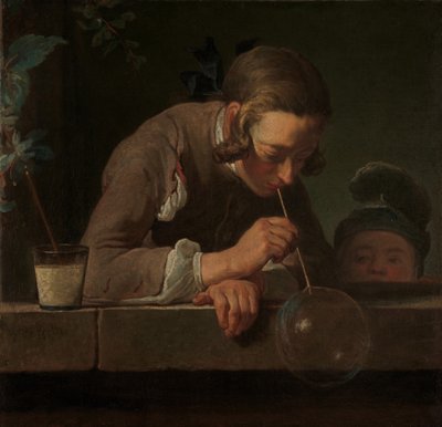Såpebobler, ca. 1733-34 (olje på lerret) av Jean Baptiste Simeon Chardin