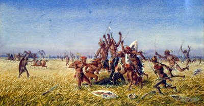 Le prince imperial blir drept i Zululand av Jean Charles Pellerin