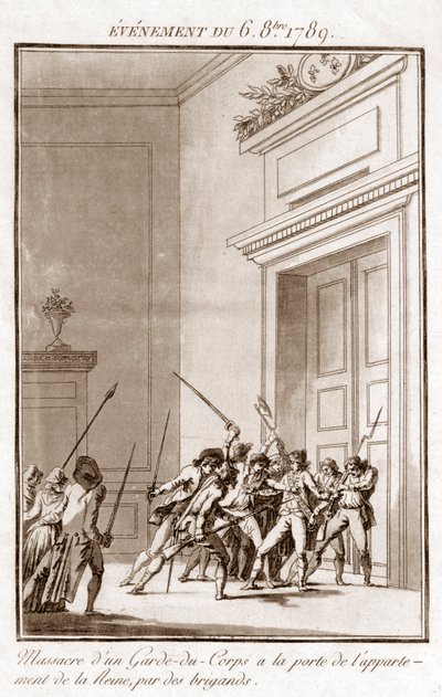 French Revolution - Event of October 6 av Jean Francois Janinet