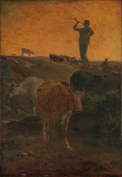 Kaller kyrne hjem av Jean-Francois Millet